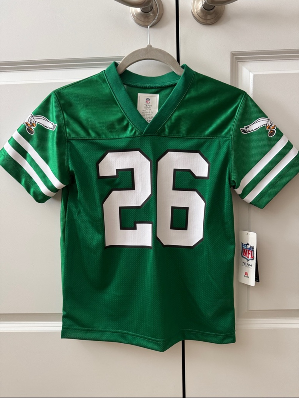 NFL Eagles Youth Jersey Style Shirt